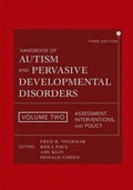 Cover: Handbook of Autism and Pervasive Developmental Disorders - Wiley