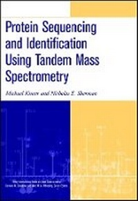 Enlarge image Cover: Protein Sequencing and Identification Using Tandem Mass Spectrometry - Wiley