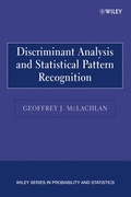 Cover: Discriminant Analysis and Statistical Pattern Recognition - Wiley