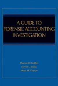 Abbildung von: A Guide to Forensic Accounting Investigation - Wiley