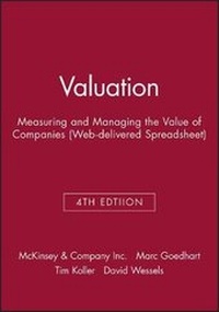 Enlarge image Cover: Valuation - Wiley