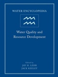 Cover: Water Encyclopedia, Water Quality and Resource Development - Wiley