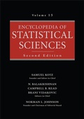 Cover: Encyclopedia of Statistical Sciences, Volume 15 - Wiley