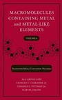 Cover: Macromolecules Containing Metal and Metal-Like Elements, Volume 6 - Wiley