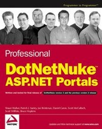 Enlarge image Cover: Professional DotNetNuke ASP.NET Portals - Wrox