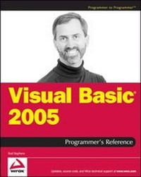 Enlarge image Cover: Visual Basic 2005 Programmer's Reference - Wrox