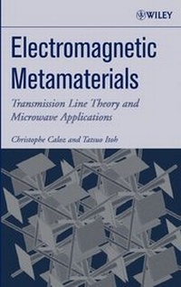 Enlarge image Cover: Electromagnetic Metamaterials - Wiley-IEEE Press