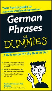 Abbildung von: German Phrases For Dummies - Wiley