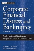 Cover: Corporate Financial Distress and Bankruptcy - Wiley