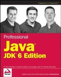 Enlarge image Cover: Professional Java JDK 6 Edition - Wrox Press