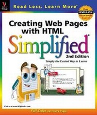 Enlarge image Cover: Creating Web Pages with HTML Simplified - Hungry Minds Inc,U.S.