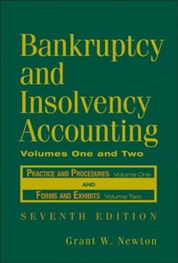 Abbildung von: Bankruptcy and Insolvency Accounting, 2 Volume Set - Wiley
