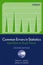 Cover: Common Errors in Statistics (and How to Avoid Them) - Wiley