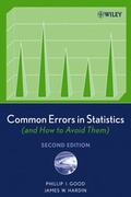 Cover: Common Errors in Statistics (and How to Avoid Them) - Wiley