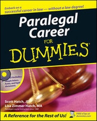 Enlarge image Cover: Paralegal Career For Dummies - Wiley