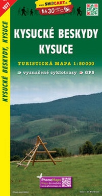 Abbildung von: Kysucké Beskydy, Kysuce (Wander - Radkarte 1:50.000) - SHOcart