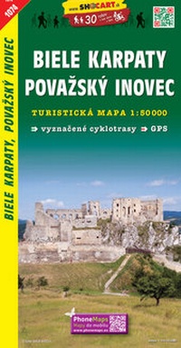 Abbildung von: Biele Karpaty, Povazský Inovec / Weiße Karpaten, Inowetz (Wander - Radkarte 1:50.000) - SHOCart