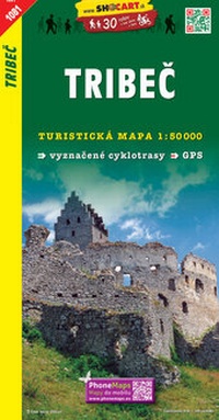 Abbildung von: Tribec / Tribetzgebirge (Wander - Radkarte 1:50.000) - SHOCart
