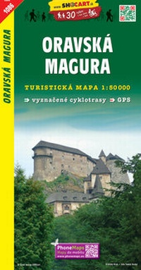 Abbildung von: Oravská Magura (Wander - Radkarte 1:50.000) - SHOCart