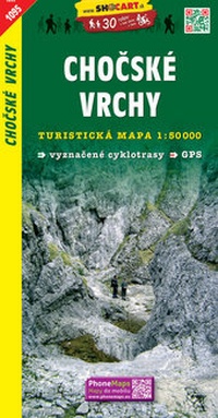 Abbildung von: Chocské vrchy / Chocgebirge (Wander - Radkarte 1:50.000) - SHOcart