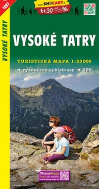 Abbildung von: Vysoké Tatry / Hohe Tatra (Wander - Radkarte 1:50.000) - SHOcart