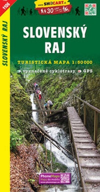 Abbildung von: Slovenský ráj / Slowakisches Paradies (Wander - Radkarte 1:50.000) - SHOcart