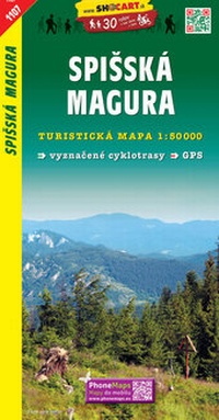 Abbildung von: Spisská Magura / Zipser Magura (Wander - Radkarte 1:50.000) - SHOCart