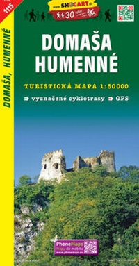 Abbildung von: Domasa, Humenné / Domasa-Stausee, Homenau (Wander - Radkarte 1:50.000) - SHOCart