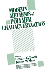 Enlarge image Cover: Modern Methods of Polymer Characterization - Wiley