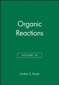 Cover: Organic Reactions, Volume 35 - Wiley