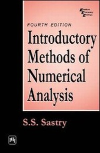 Enlarge image Cover: Introductory Methods of Numerical Analysis - Prentice-Hall of India Pvt.Ltd