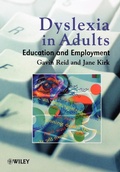 Cover: Dyslexia in Adults - Wiley