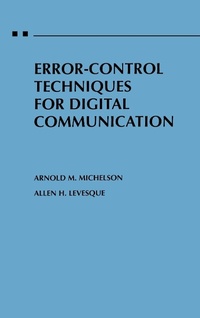 Enlarge image Cover: Error-Control Techniques for Digital Communication - Wiley