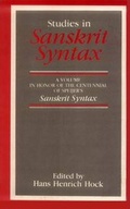 Cover: Studies in Sanskrit Syntax - Motilal Banarsidass Publications
