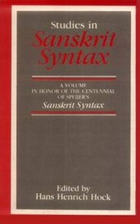 Enlarge image Cover: Studies in Sanskrit Syntax - Motilal Banarsidass Publications