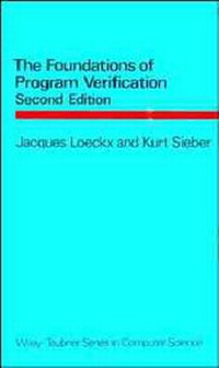Enlarge image Cover: The Foundations of Program Verification - Wiley