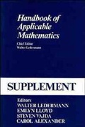 Cover: Handbook of Applicable Mathematics: Suppt - Wiley