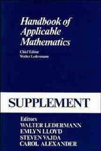 Enlarge image Cover: Handbook of Applicable Mathematics: Suppt - Wiley