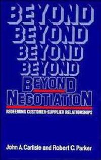 Abbildung von: Beyond Negotiation - Wiley