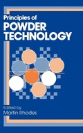 Cover: Principles of Powder Technology - Wiley