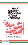 Cover: Neural Networks for Optimization and Signal Processing - Wiley