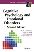 Cover: Cognitive Psychology and Emotional Disorders - Wiley