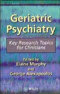 Cover: Geriatric Psychiatry - Wiley