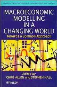 Enlarge image Cover: Macroeconomic Modelling in a Changing World - Wiley