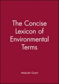 Bild: The Concise Lexicon of Environmental Terms - Wiley