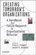 Cover: Creating Tomorrow's Organizations - Wiley