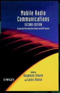 Enlarge image Cover: Mobile Radio Communications - Wiley-IEEE Press