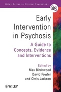 Cover: Early Intervention in Psychosis - Wiley