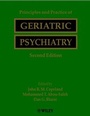 Cover: Principles and Practice of Geriatric Psychiatry - Wiley