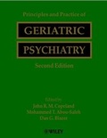 Cover: Principles and Practice of Geriatric Psychiatry - Wiley